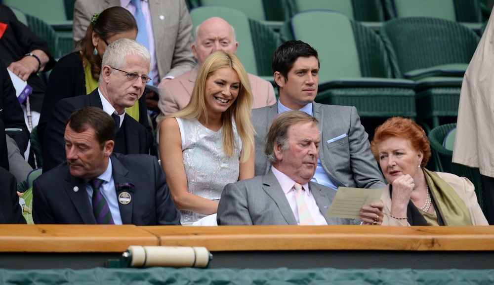 Tess and Vernon in the Royal Box behind Sir Terry Wogan and Lady Helen Wogan (PA) (PA Archive)