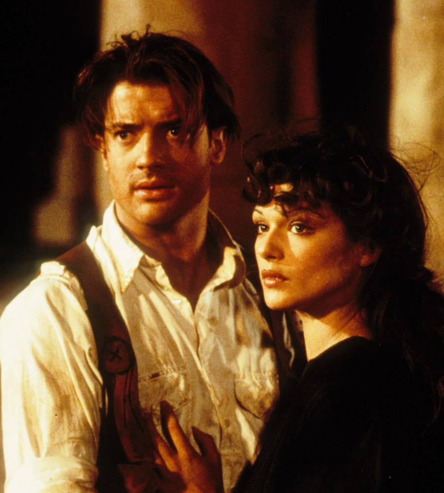 Brendan Fraser and Rachel Weisz in 'The Mummy' (Universal Pictures)