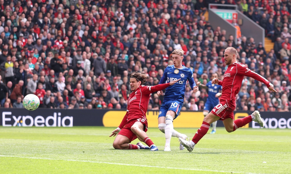 Cole Palmer had a goal disallowed for Chelsea and Curtis Jones had one ruled out for Liverpool (Getty)