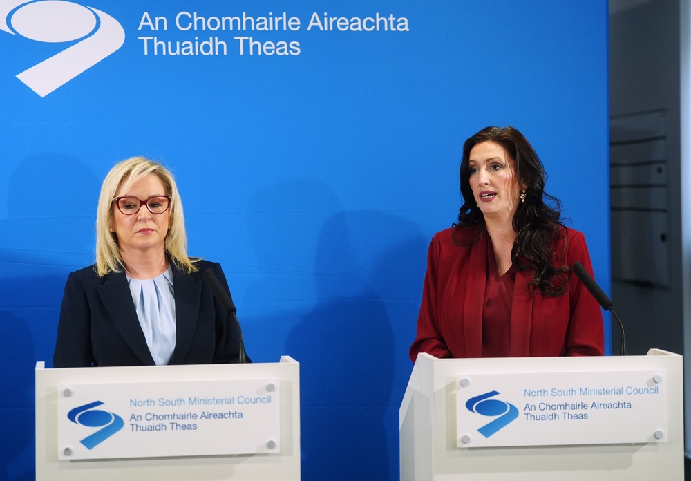 Sinn Fein First Minister Michelle O’Neill jointly leads the Stormont Executive with DUP deputy First Minister Emma Little-Pengelly (PA) (PA Wire)