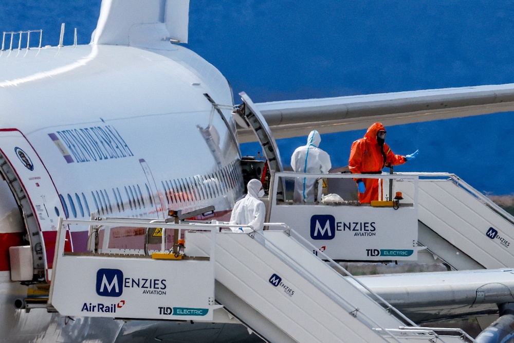 Passengers disembarked earlier this morning (Reuters)