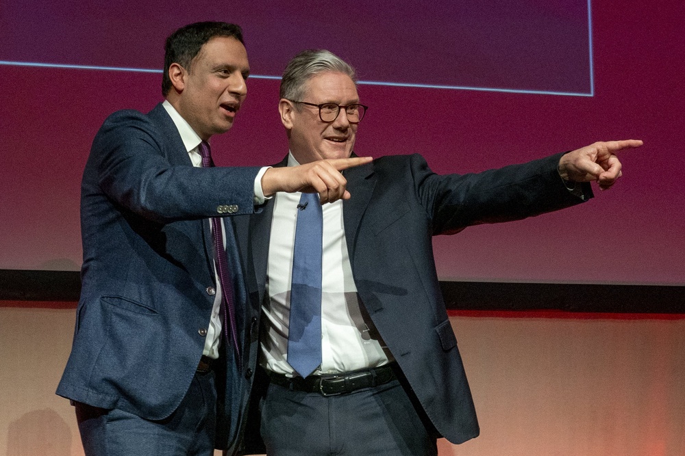 The election came some three months after Scottish Labour leader Anas Sarwar (left) had called for Sir Keir Starmer to quit as Prime Minister. (Jane Barlow/PA)