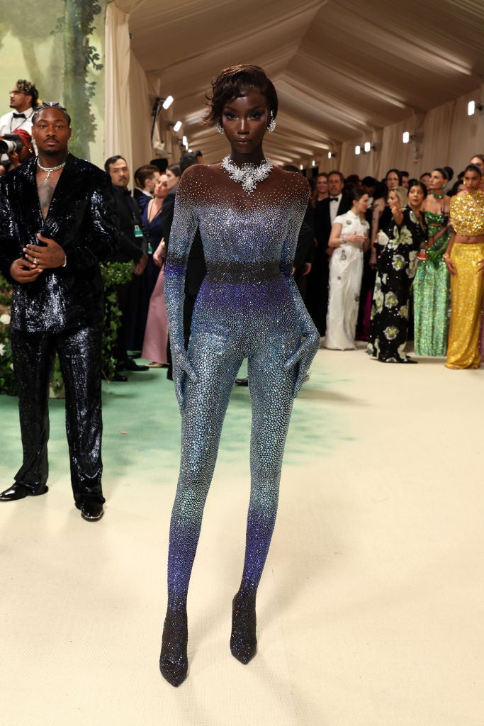 Anok Yai at the 2024 Met Gala (Getty)