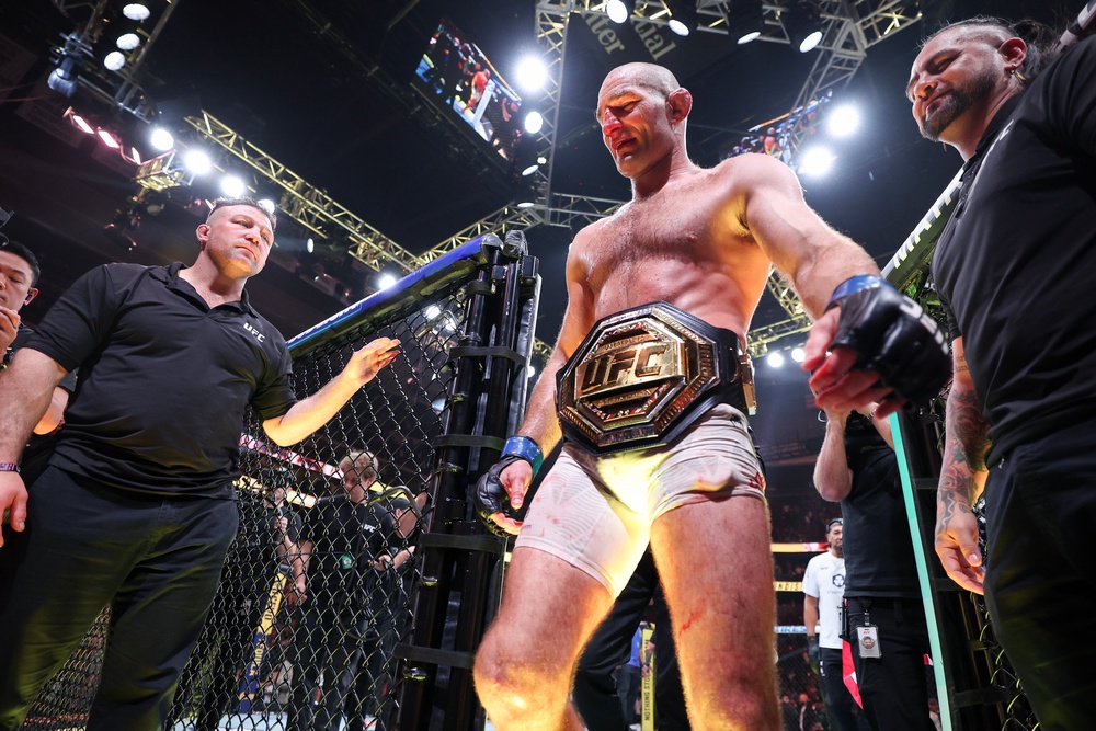 Strickland has twice won UFC gold with huge upset victories (Getty)