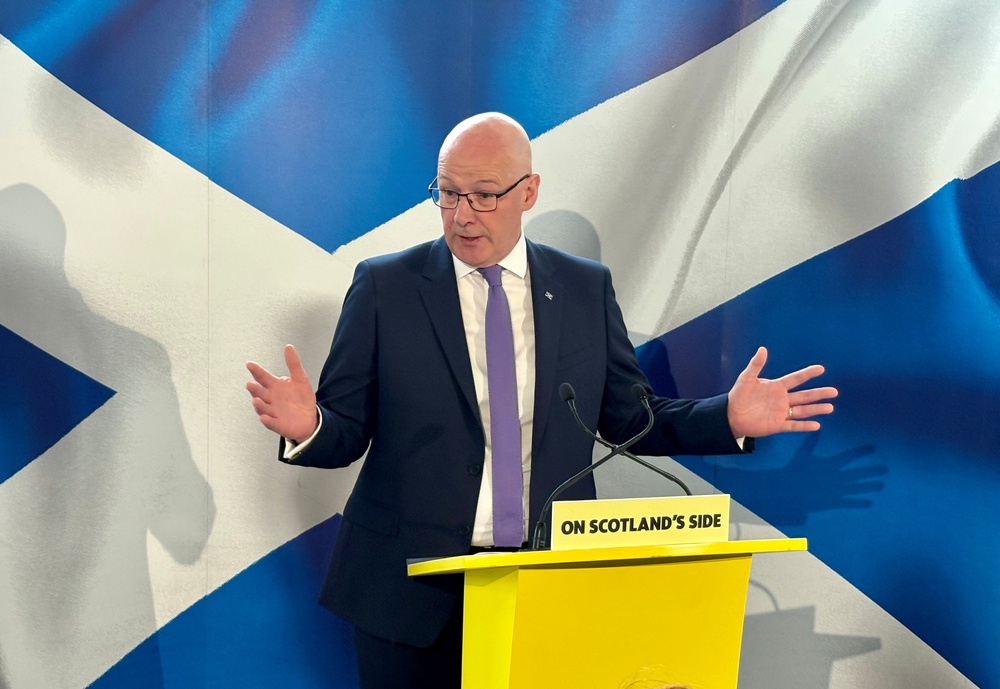First Minister John Swinney said he would not be inviting Reform UK to talks at the Scottish Government headquarters in St Andrew’s house (David Young/PA) (PA Wire)