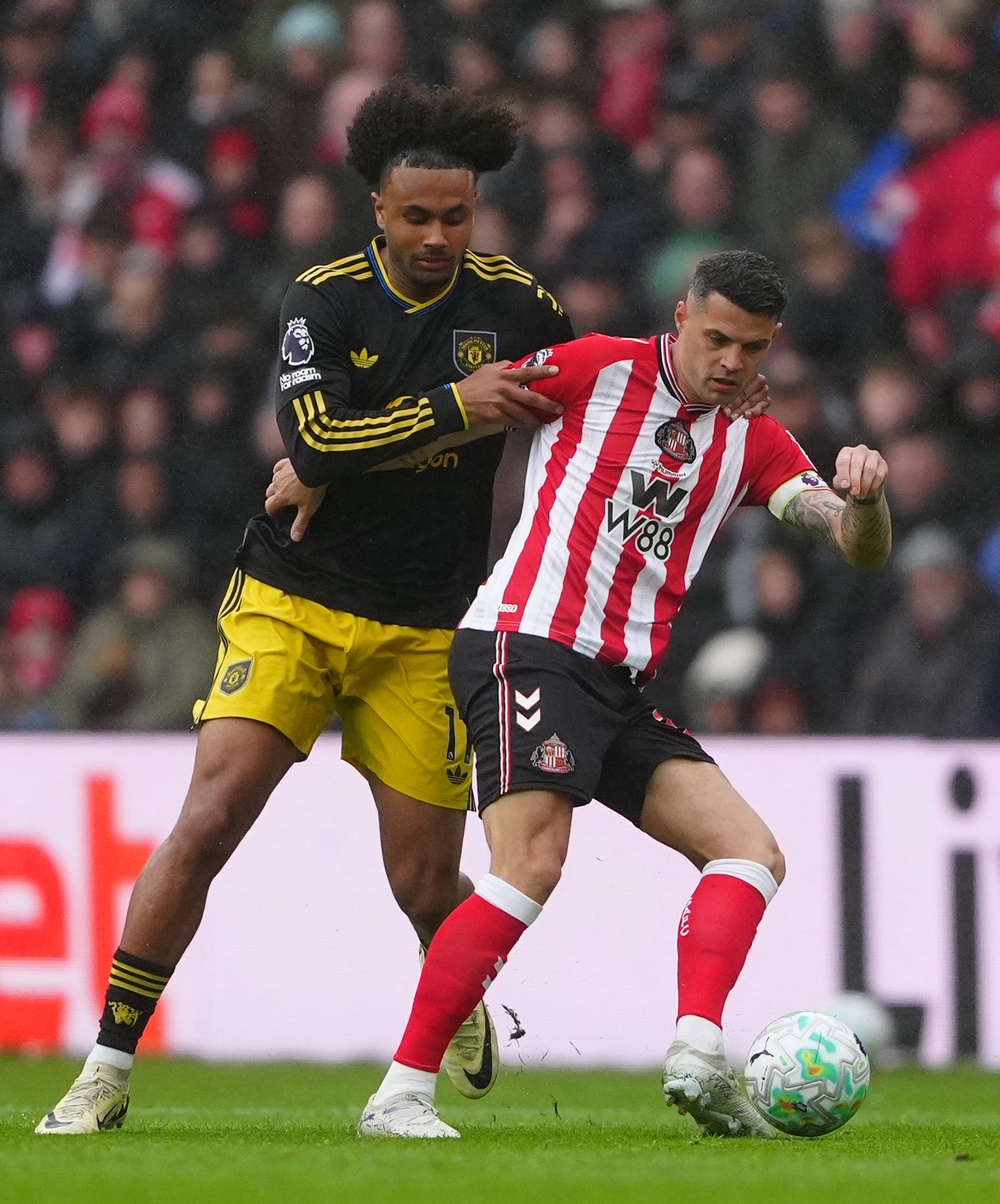 Joshua Zirkzee (left) started for United (Owen Humphreys/PA) (PA Wire)