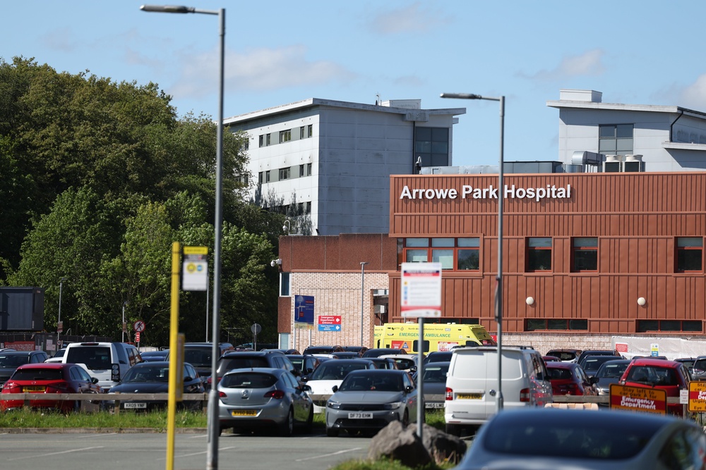 Arrowe Park Hospital in Merseyside (Getty)