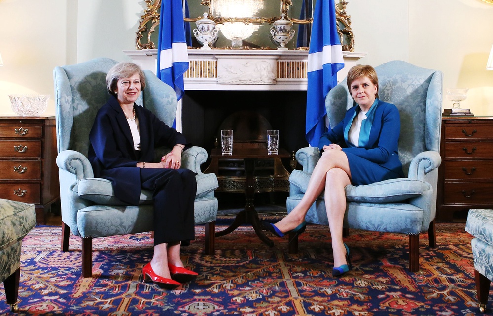 Nicola Sturgeon said she respected Theresa May most out of all the prime ministers she dealt with, as she took her role ‘seriously’. (Jane Andrew Milligan/PA)