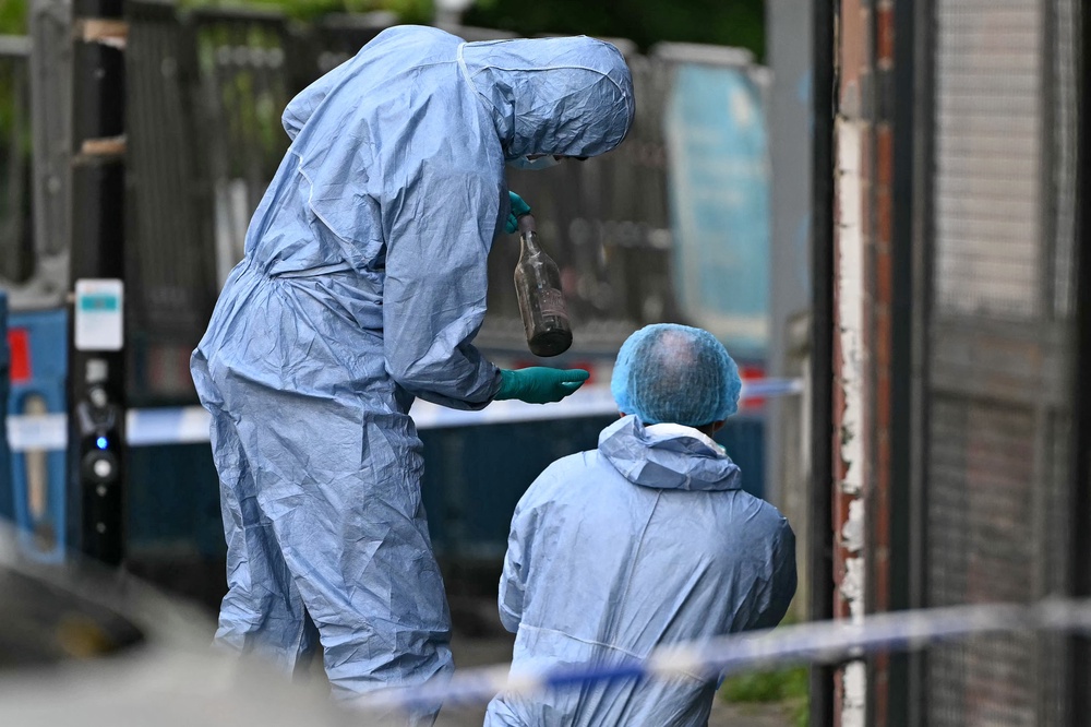 Two people have been arrested following the arson attack (AFP/Getty)