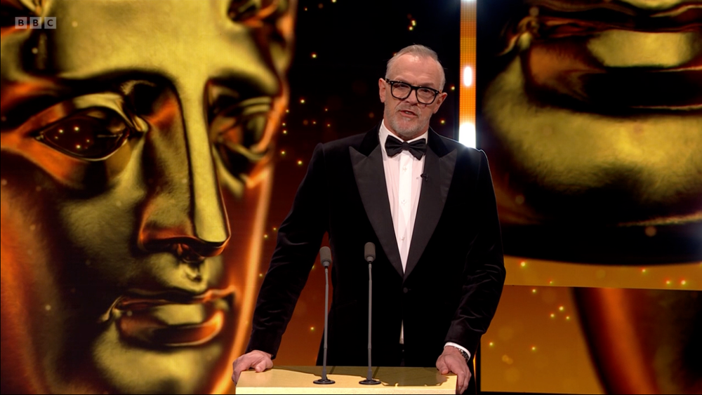 Greg Davies hosted this year's Bafta television awards (BBC)
