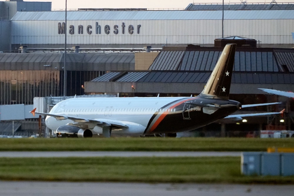 Manchester Airport was also targeted (PA)