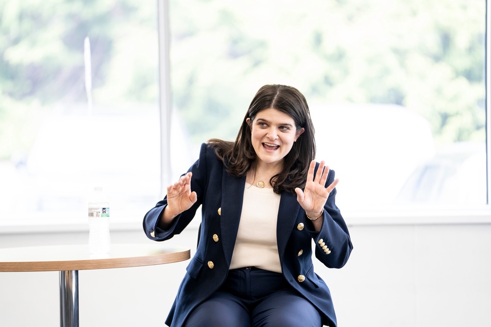 Rep. Haley Stevens is seen as Chuck Schumer's favored candidate in the race (Getty)