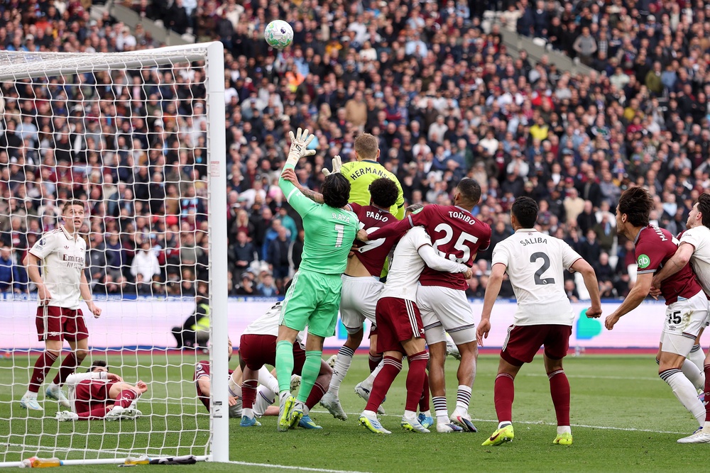 Pablo was ruled to have fouled David Raya (Alex Pantling/Getty Images)