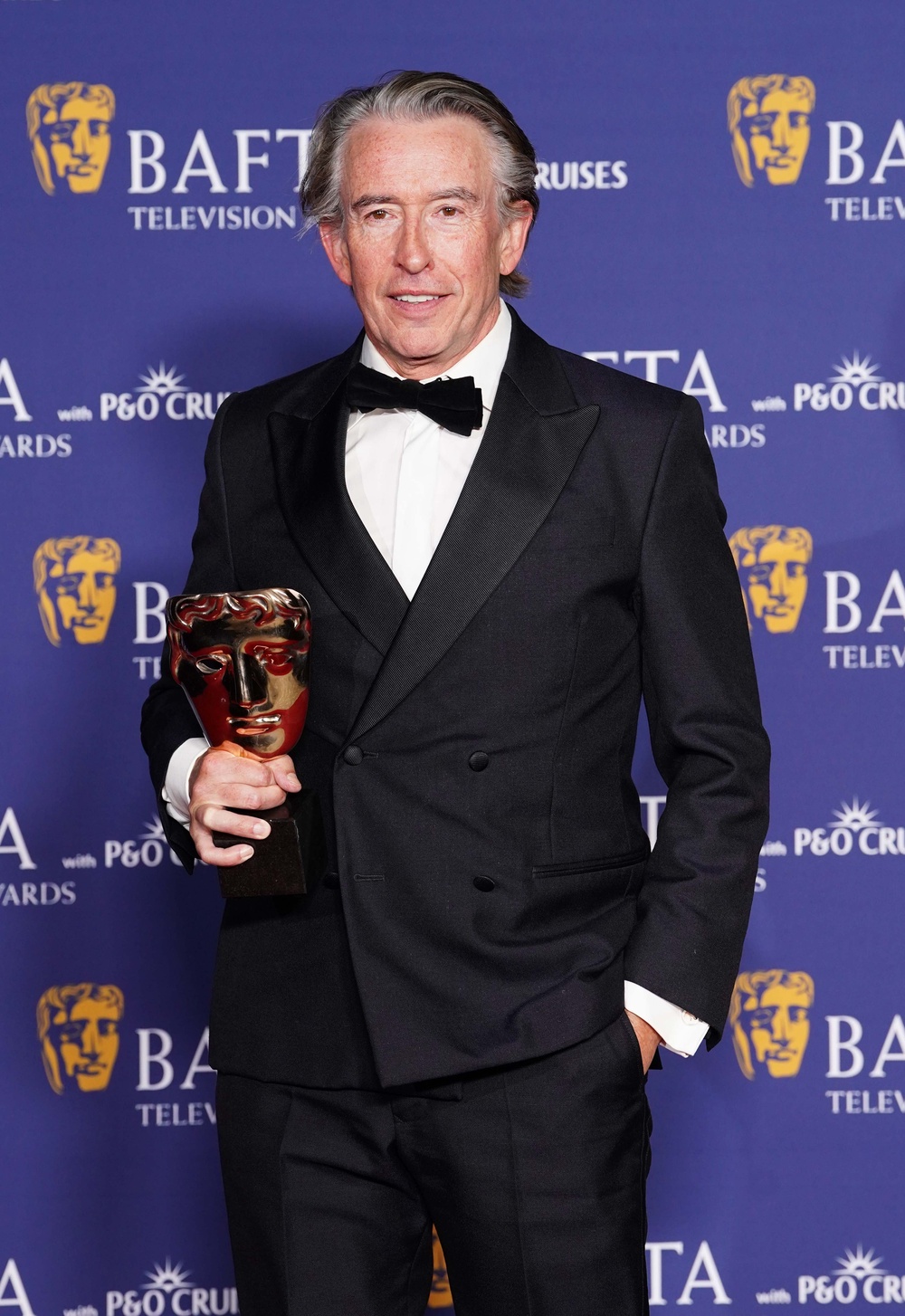 Steve Coogan won the award for Best Actor in a Comedy at the Bafta TV Awards on Sunday (PA)