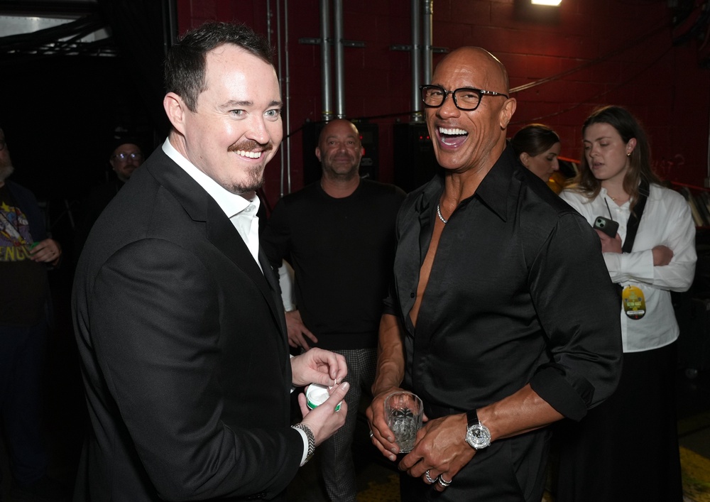 Shane Gillis hosted the Netflix roast while Hart’s longtime co-star, Dwayne ‘The Rock’ Johnson, was among those to ridicule the actor (Getty)