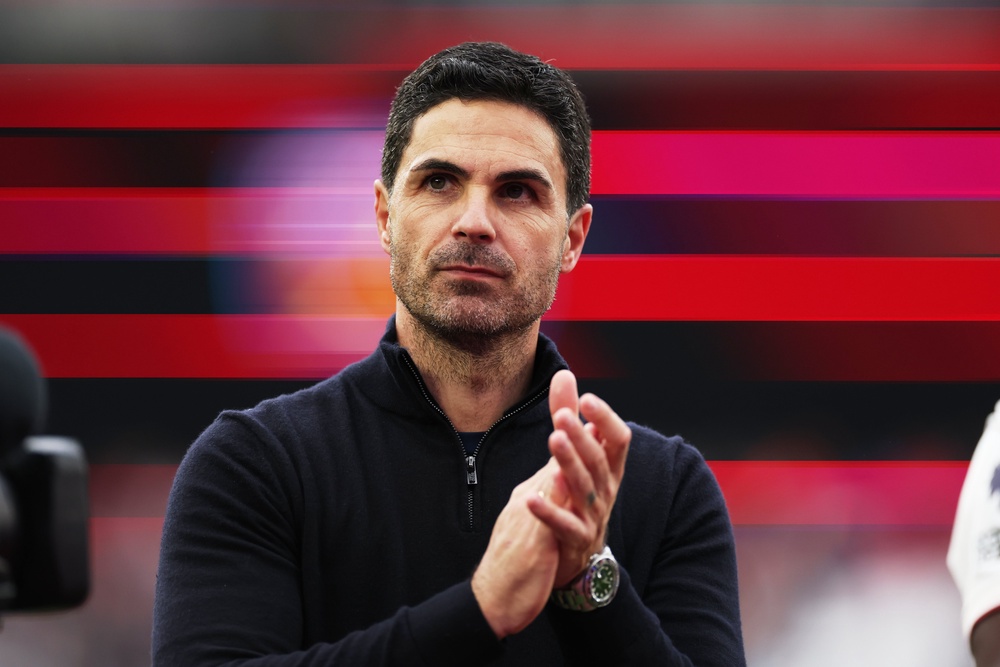 Mikel Arteta praised the officials for disallowing the goal (AP)