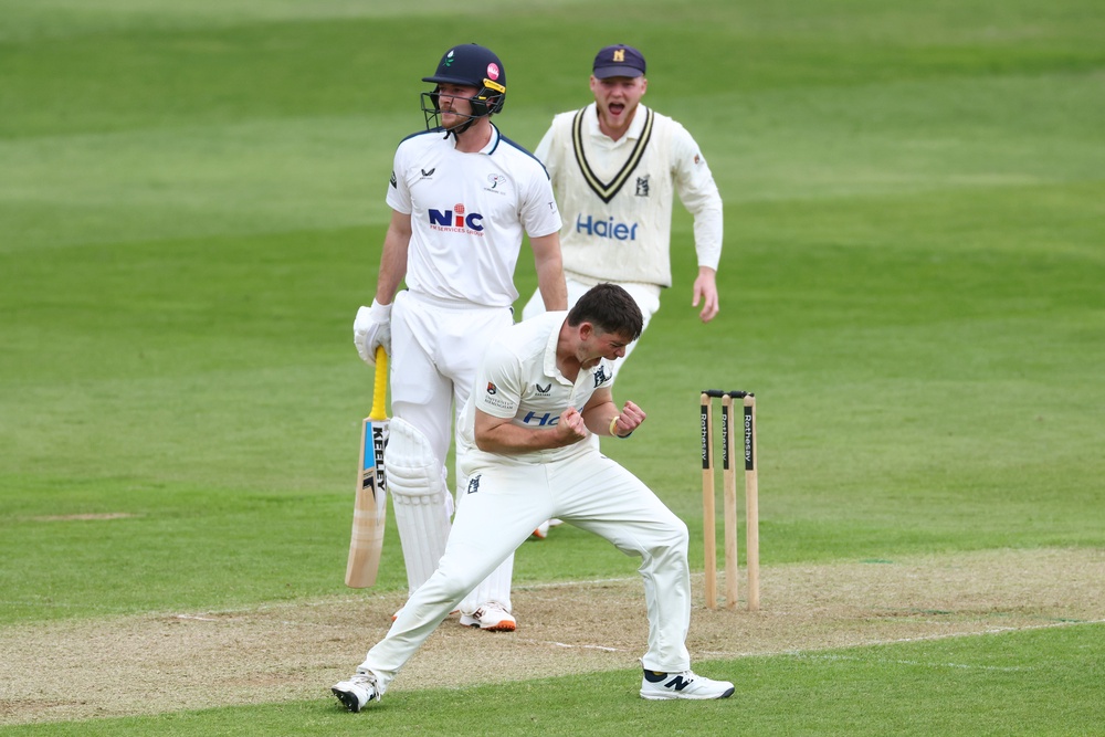 Ethan Bamber helped Warwickshire to victory over Yorkshire (Getty)