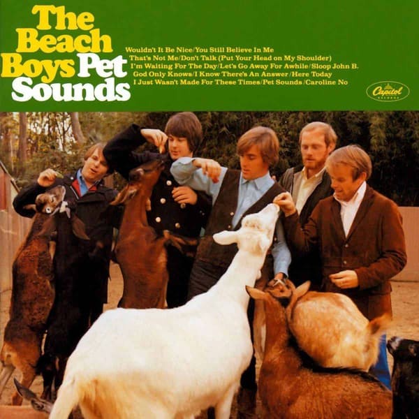 The cover art for 'Pet Sounds' by the Beach Boys (Capitol Records)