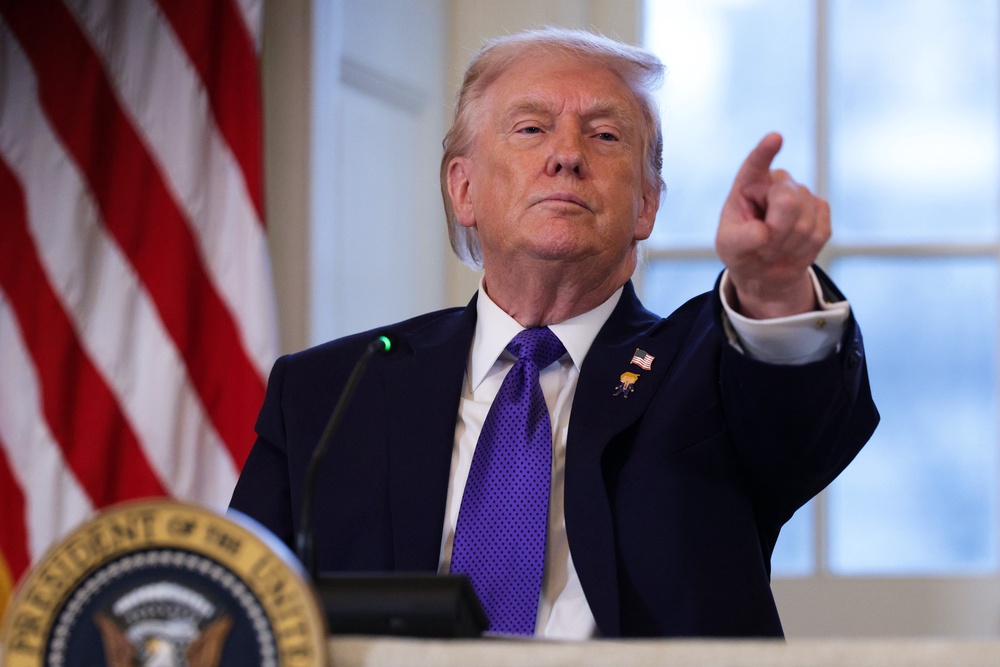A recent poll indicates 65 percent of voters hold President Donald Trump responsible for the spike in fuel costs ahead of the November midterms (Getty Images)