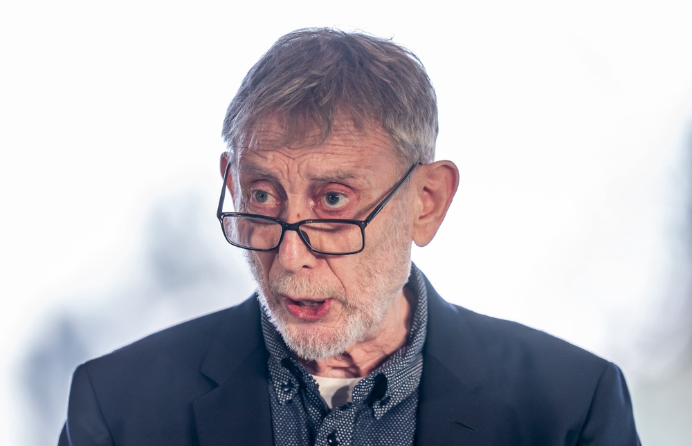 Author Michael Rosen won the children’s non-fiction illustrated award for his latest book with illustrator Helen Oxenbury (Danny Lawson/PA) (PA Archive)