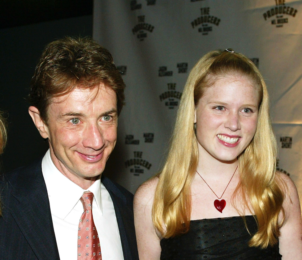 Martin Short and daughter Katherine in 2003 (Getty)