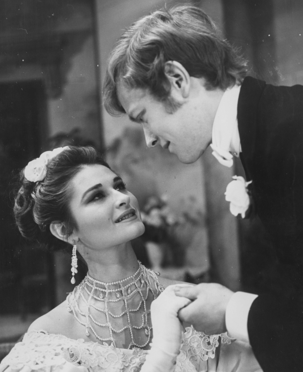 With Portland Mason in rehearsal for the Oscar Wilde play ‘A Woman of No Importance’ (Getty Images)