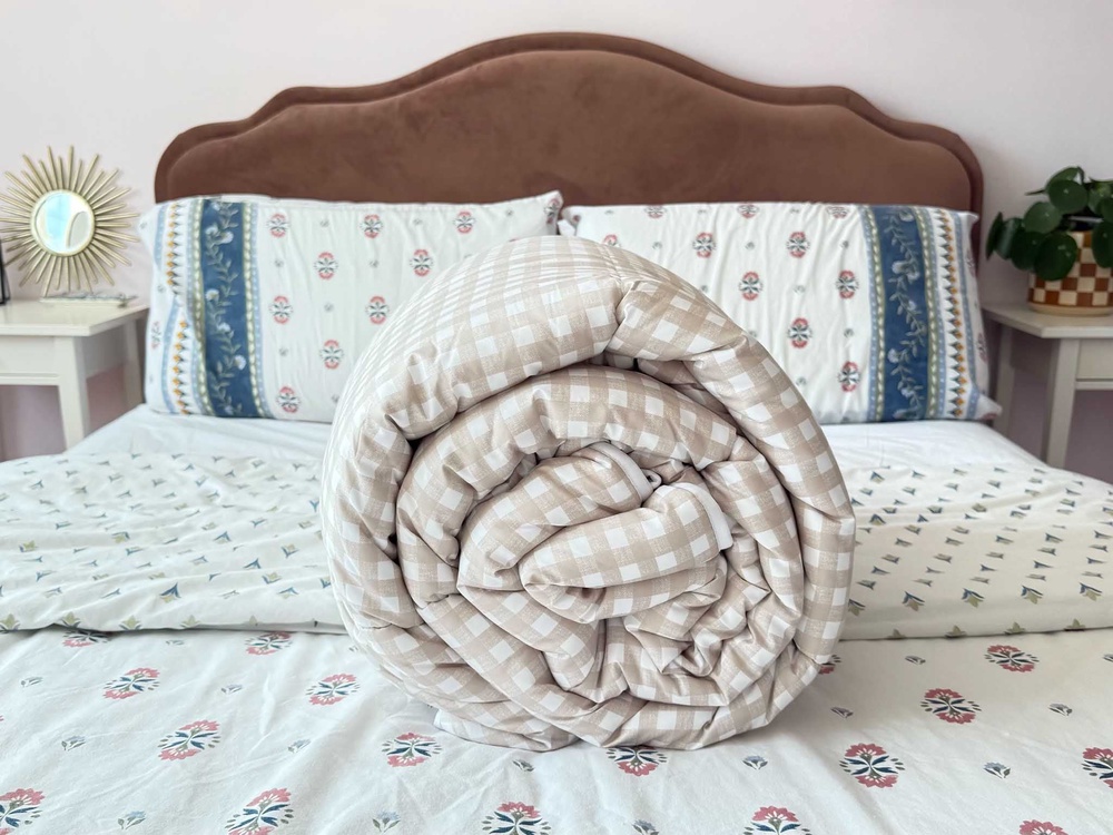 The duvet feels wonderfully soft and silky against your skin (Sarah Jones/The Independent)