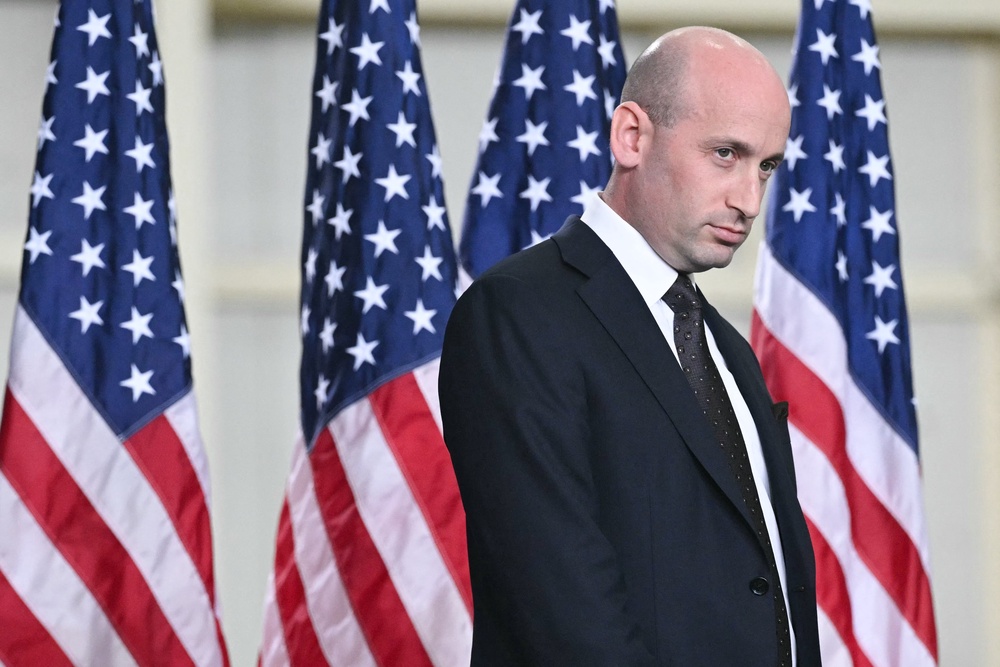 White House deputy chief of staff Stephen Miller reportedly pressured the Department of Homeland Security to ramp up self-deportations through the Operation Homecoming program (AFP/Getty)