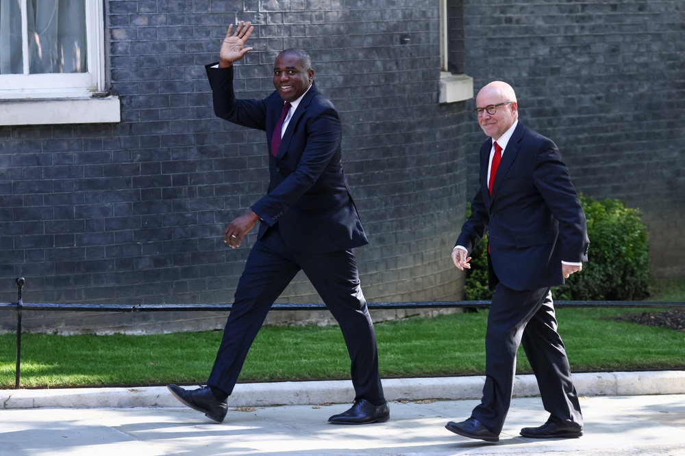 David Lammy has arrived at Downing Street (Reuters)