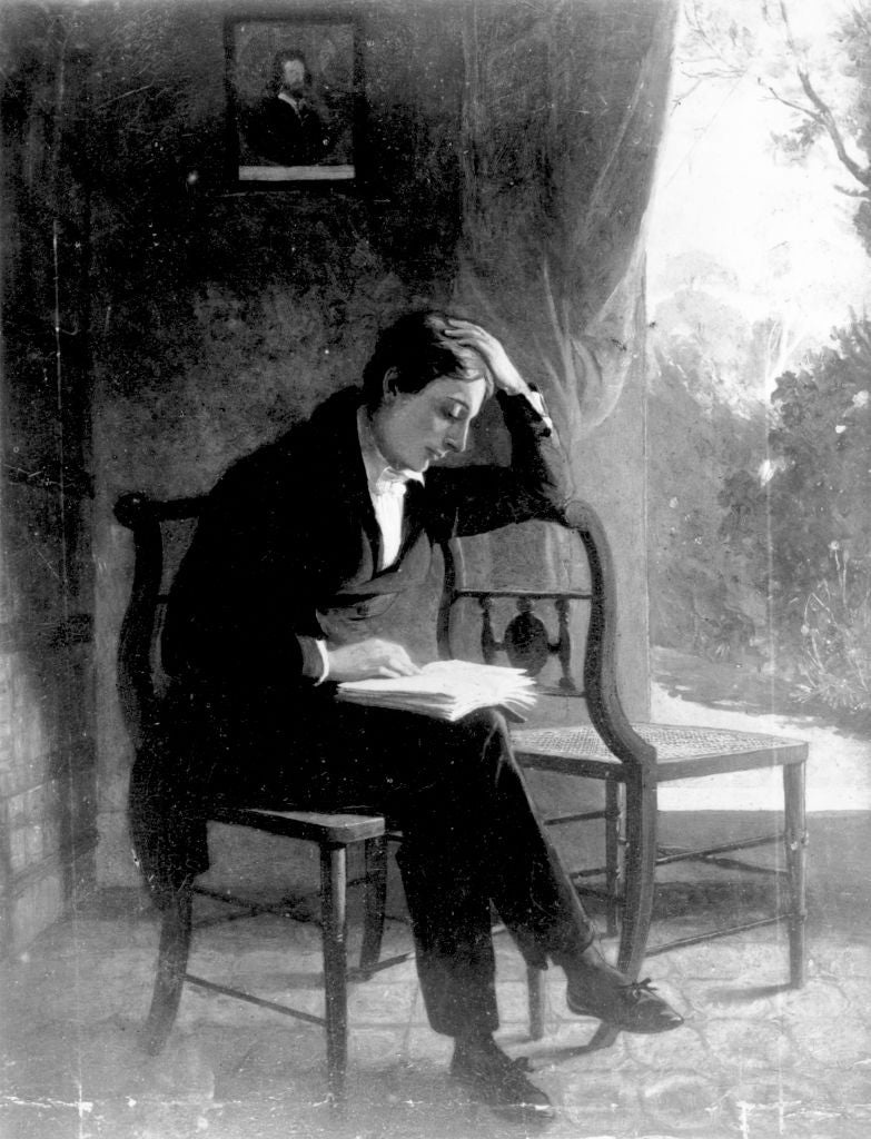 Keats, who died in 1821, is responsible for celebrated works such as ‘Bright Star' and 'Ode To A Nightingale' (Getty Images)