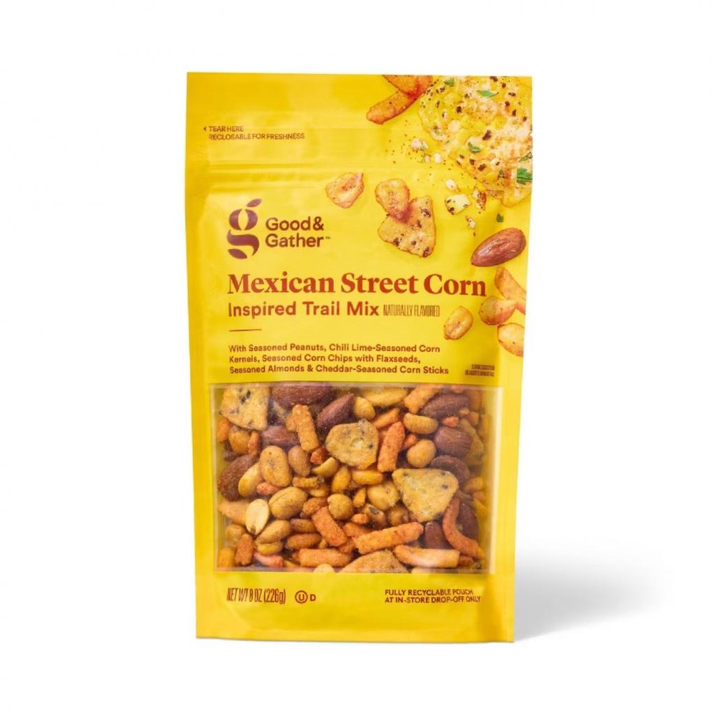 The recall included Good and Gather’s Mexican Street Corn Trail Mix, sold in Target stores nationwide (U.S. Food and Drug Administration)