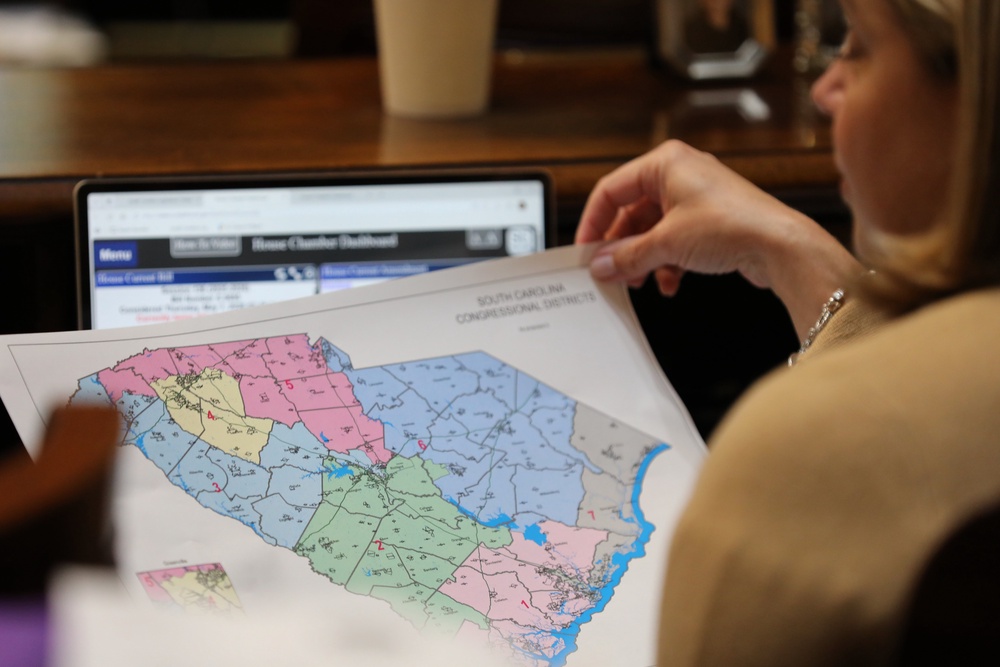 In South Carolina, Republican lawmakers are grappling with the potential risks and rewards of redrawing the state's sole Democratic-held seat (AP)