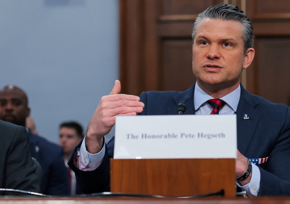 Hegseth called the budget ‘historic’ (Reuters)