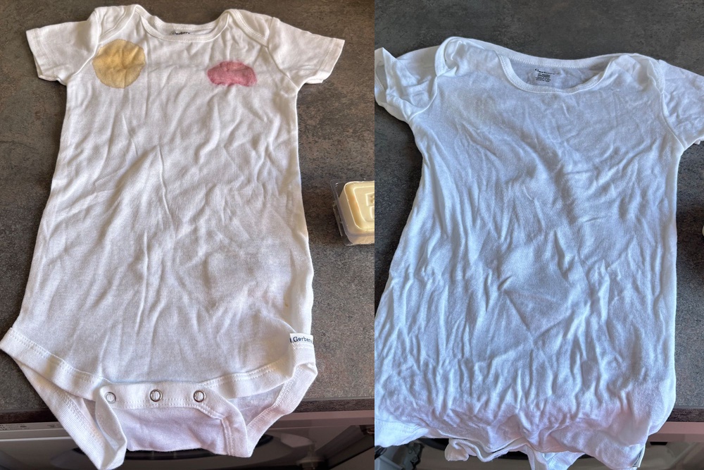 Before and after with the Elbow Grease bar (Zoe Griffin/The Independent)