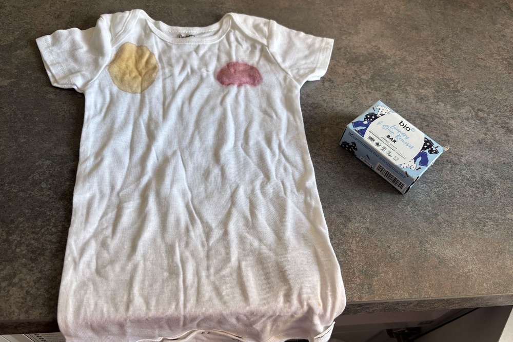 I tested each product against strawberry and coffee stains (Zoe Griffin/The Independent)