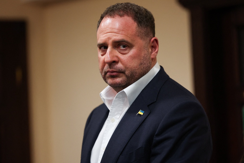 Andriy Yermak, previously one of the president’s closest advisors, is accused of laundering millions (Reuters)