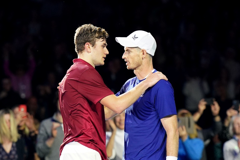 Murray, right, will work with Draper at SW19 (PA Archive)
