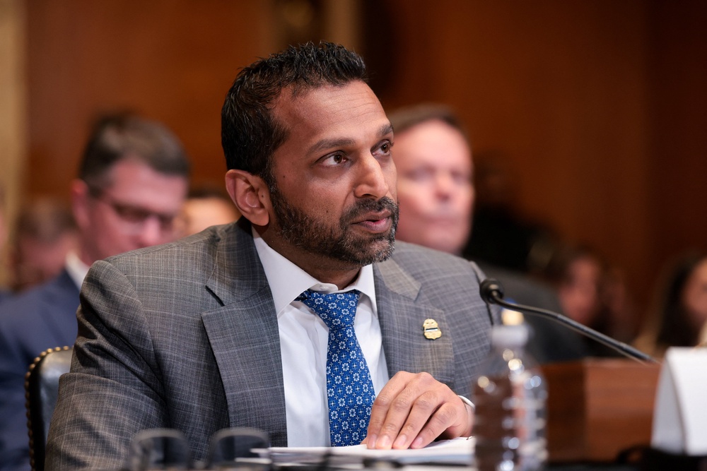 FBI Director Kash Patel is testifying at a Senate Appropriations subcommittee hearing (Reuters)