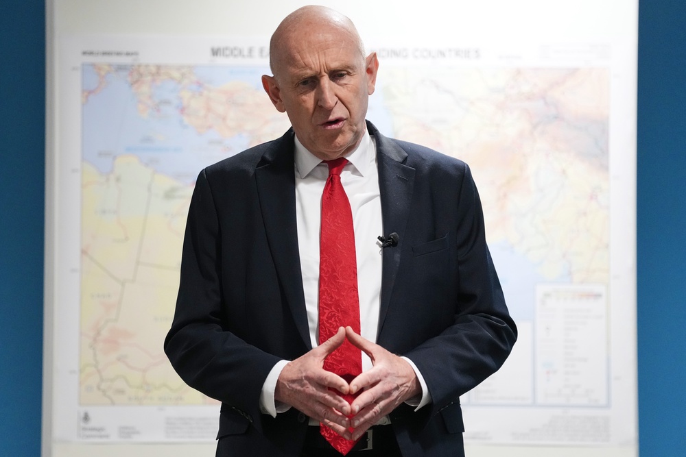 Defence secretary John Healey co-hosted a meeting with defence ministers on Monday and Tuesday (PA Wire)