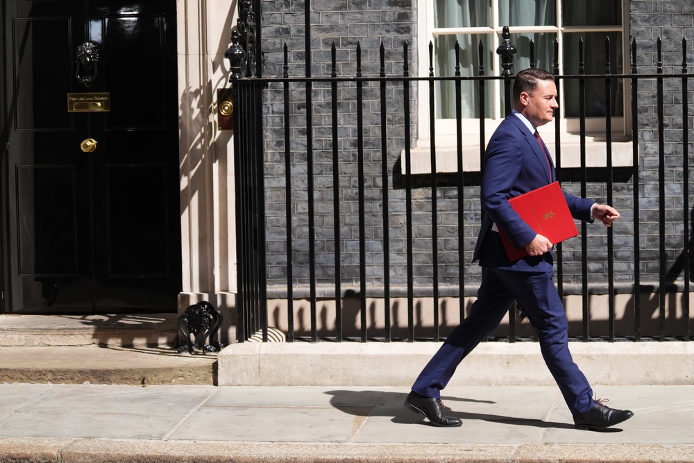Health Secretary Wes Streeting departs after a Cabinet meeting in Downing Street (Jonathan Brady/PA) (PA Wire)