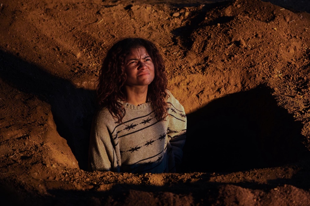 Zendaya’s character Rue was killed off in the ‘Euphoria’ season finale (Eddy Chen/HBO)