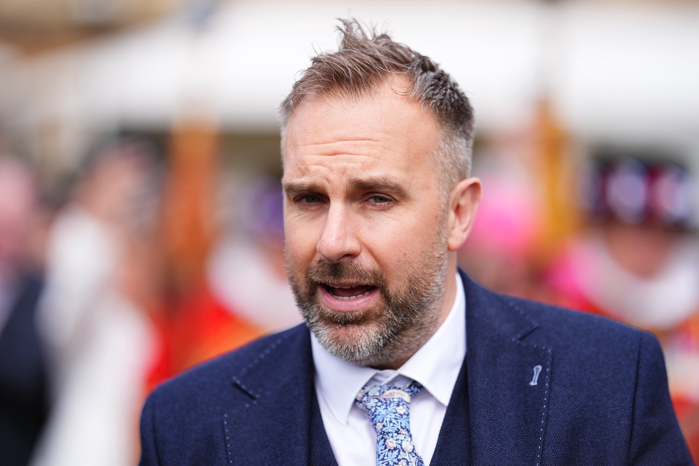 Hero train driver Matthew Leburn was invited to the garden party at Buckingham Palace (Aaron Chown/PA) (PA Wire)