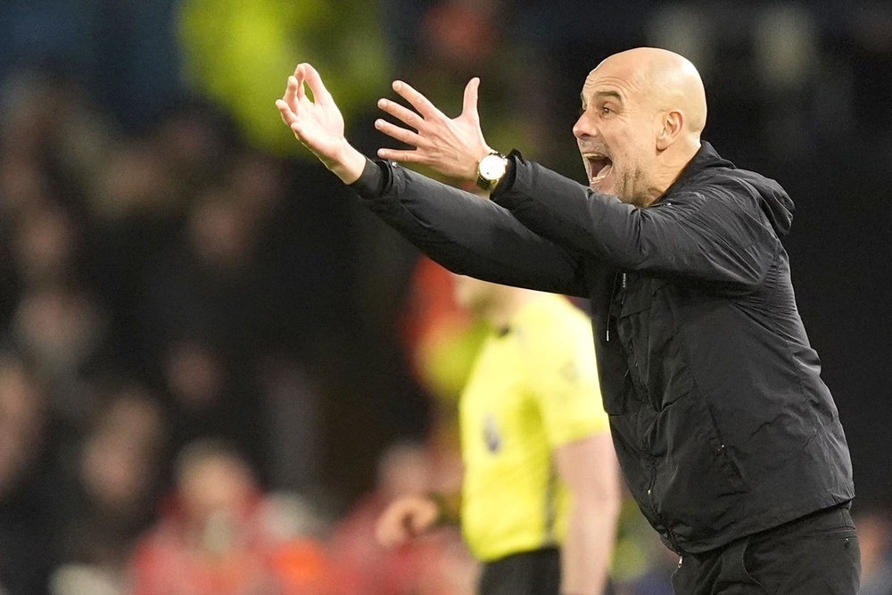 Image from: Man City v Crystal Palace LIVE: Hosts secure dominant win to keep Premier League title race alive