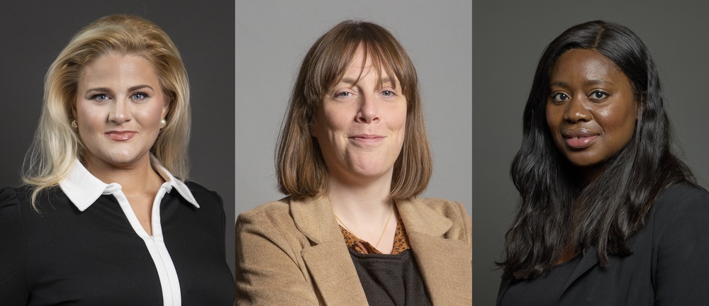 Alex Davies-Jones, Jess Phillips and Miatta Fahnbulleh were among the ministers who resigned on Tuesday as Sir Keir Starmer vowed to fight on (UK Parliament/PA) (PA Media)