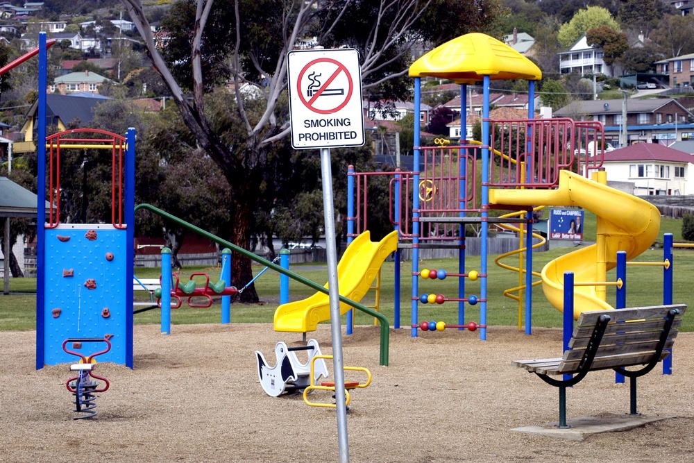 More than nine in 10 said smoke-free laws should be extended to children’s play areas (Alamy/PA)