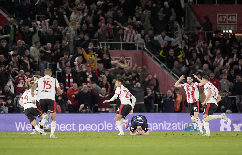 Shea Charles fired Southampton to Sky Bet Championship play-off semi-final victory over Middlesbrough in extra time (Andrew Matthews/PA) (PA Wire)