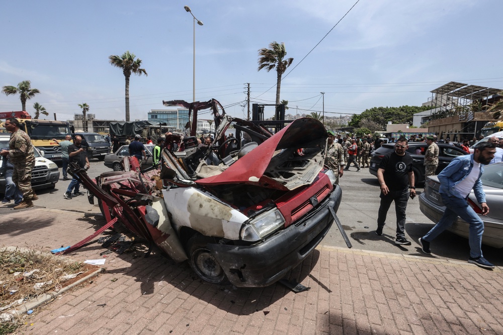 It is unclear how many casualties there were in the car attacks (AFP/Getty)
