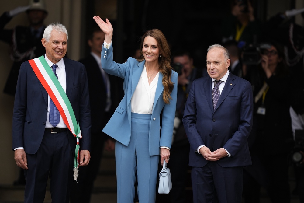 Kate arrives in Reggio Emilia (PA)