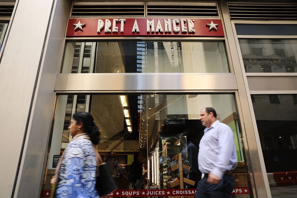 Pret A Manger offers a Club Pret subscription where people can pay $50 a month for five drinks a day (Getty)