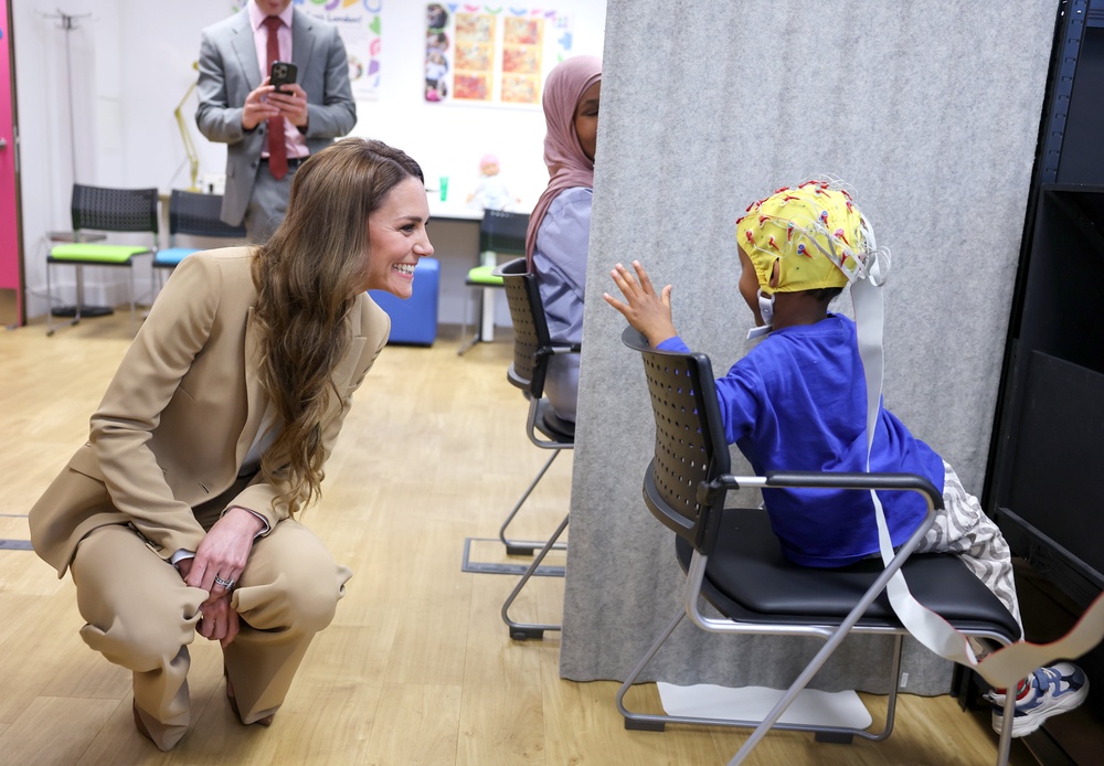 The Princess of Wales during a visit to University of East London for the launch of the Royal Foundation Centre for Early Childhood. (Chris Jackson/PA)